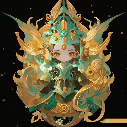 三星堆风格青铜面具玩偶图4