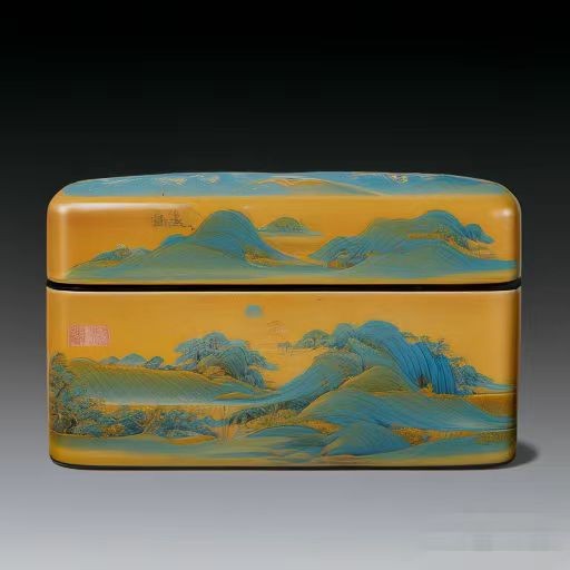 千里江山图潮流文具生产授权合作图2